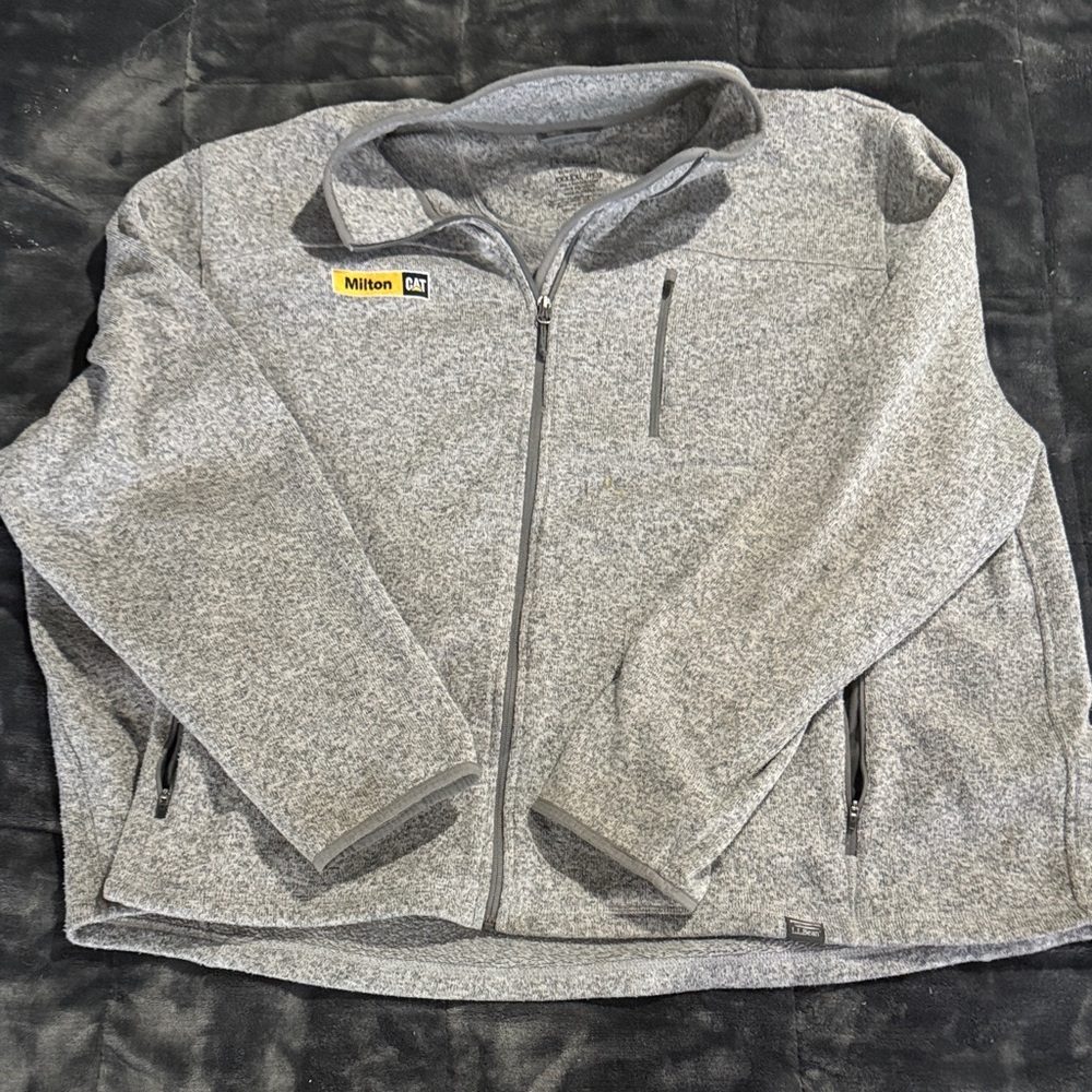 L.L. Bean Gray Zip Up Sweater